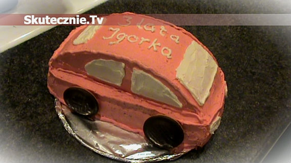 Jak zrobić tort/ciasto w kształcie samochodu