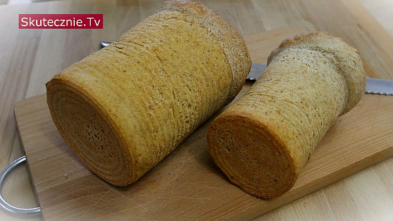 Prosty otrębowy chleb pieczony w puszce