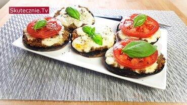 Faszerowane pieczarki z komosą, pastami i mozzarellą (pyszne!)