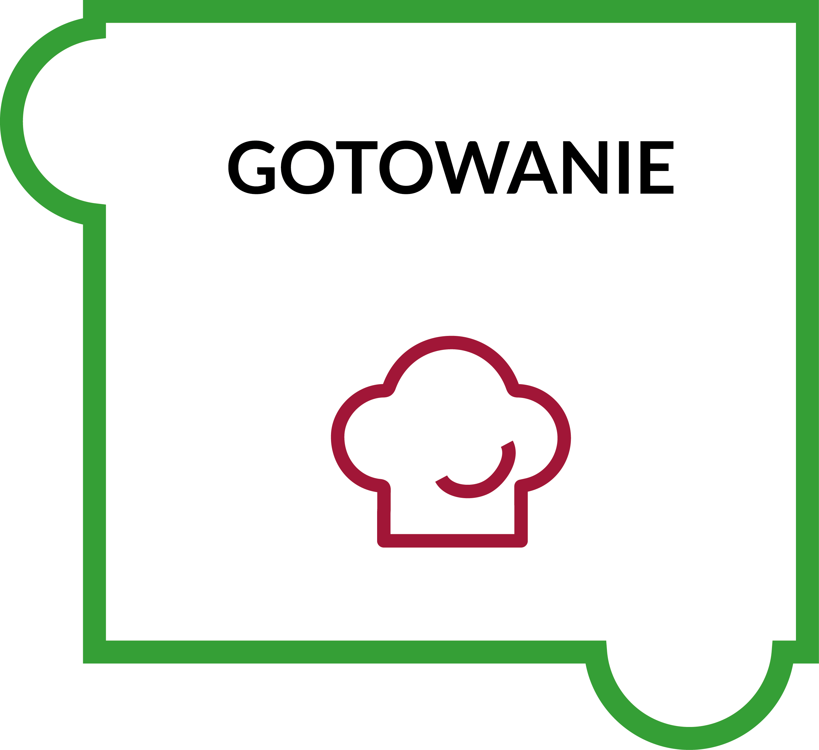 Gotowanie - puzzle #Skutecznik (green)