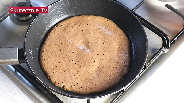 Omlet czekoladowy na słodko (bez cukru)
