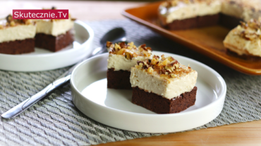 Fit ciasto z kremem skyrowym (krem prosty i obłędny!)