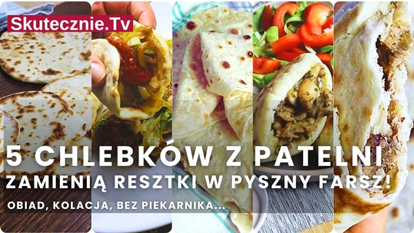 Chlebki świata z patelni – 5 prostych przepisów (bez piekarnika)